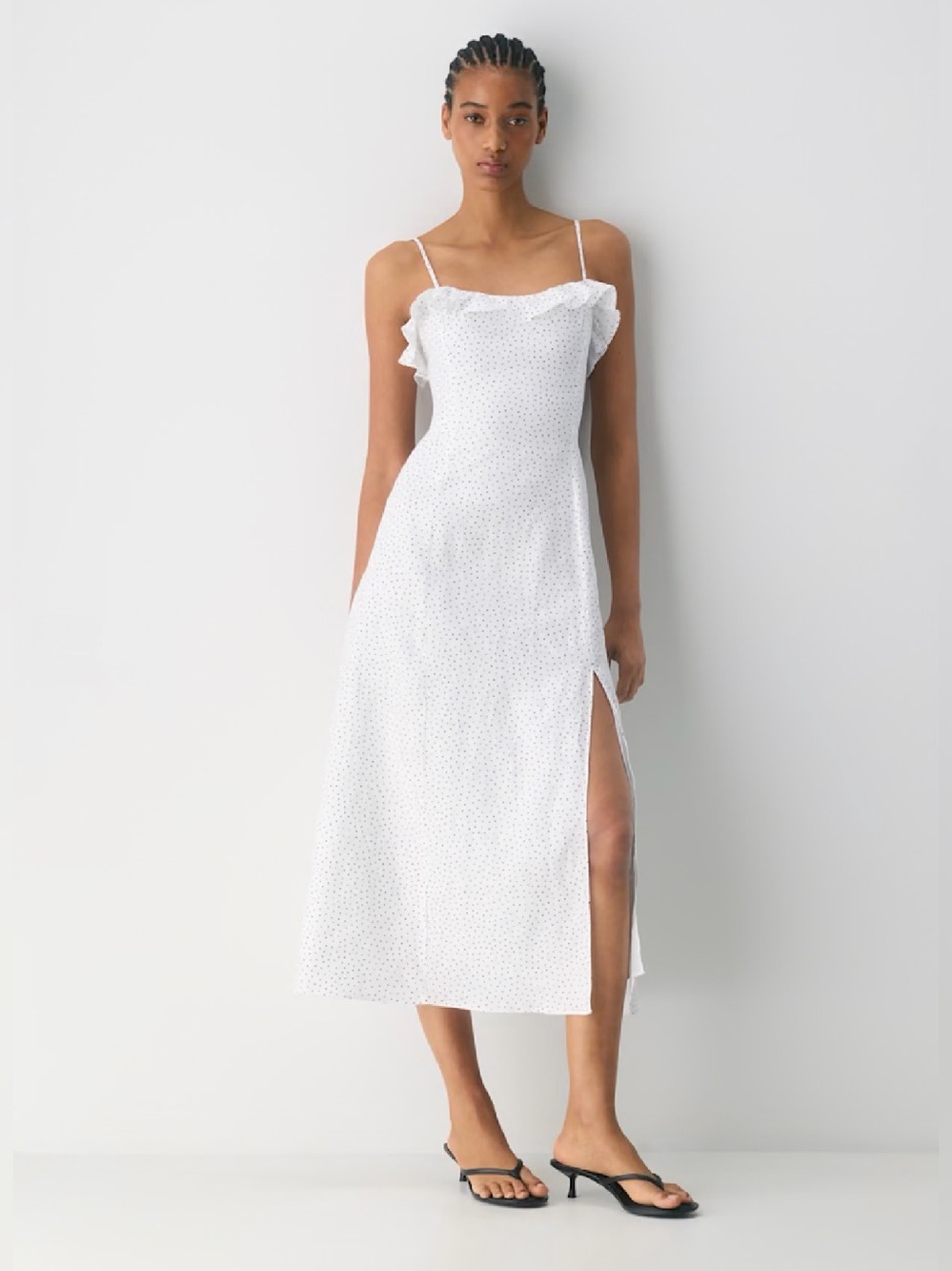 Aritzia Wilfred Glade Linen Dress